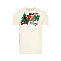 Vintage Arctic happy pawlidays christmas pets Vintage Tee - MaliasSmallBusiness