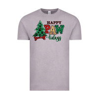 Vintage Zinc happy pawlidays christmas pets Vintage Tee - MaliasSmallBusiness