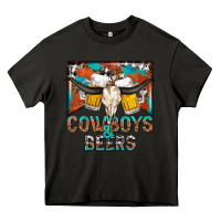 Asphalt cowboys and beers Heavy Core Tee - NancyCooperArtShop