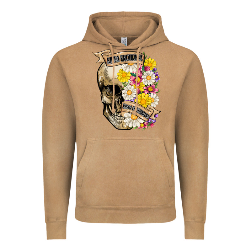 Kinda Emotional Kinda Emotionless Vintage Hoodie by MaliasSmallBusiness | Teevron