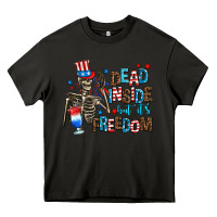 Asphalt dead inside but its freedom Heavy Core Tee - AdoDesignShop