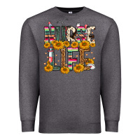 Charcoal Heather Western Nurse Life Premium Sweatshirt - FaDigitalArtStudio