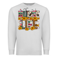 Dove Grey Western Nurse Life Premium Sweatshirt - FaDigitalArtStudio