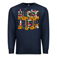 Navy Western Nurse Life Premium Sweatshirt - FaDigitalArtStudio