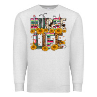 Oatmeal Heather Western Nurse Life Premium Sweatshirt - FaDigitalArtStudio