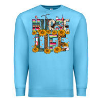 Ocean Blue Western Nurse Life Premium Sweatshirt - FaDigitalArtStudio