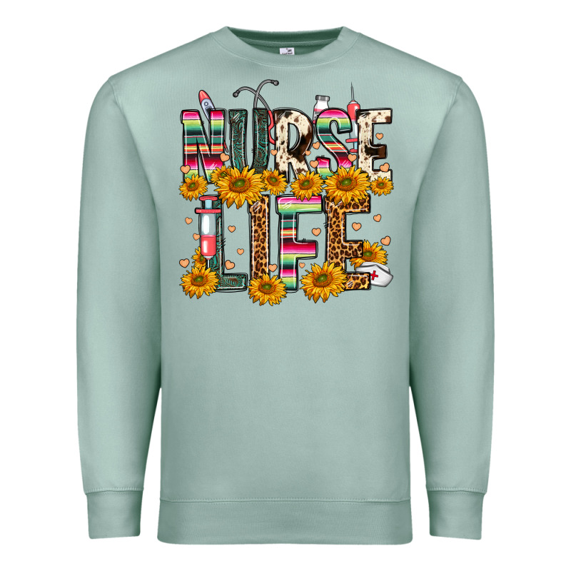 Western Nurse Life Premium Sweatshirt by FaDigitalArtStudio | Teevron