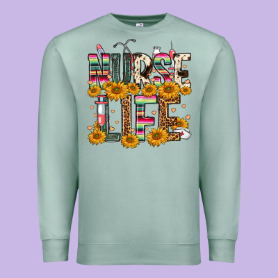 Western Nurse Life Premium Sweatshirt Designed By Fadigitalartstudio