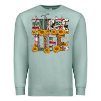 Seafoam Western Nurse Life Premium Sweatshirt - FaDigitalArtStudio