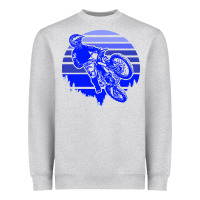 Heather Grey Motorcross Heavyweight Sweatshirt - Bettercallsaul
