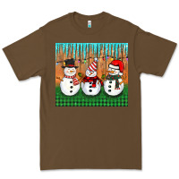 Cacao christmas snovman Premium Tee - BarkalooDesign