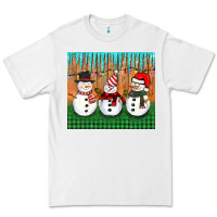White christmas snovman Premium Tee - BarkalooDesign