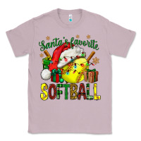 Lilac santa's favorite softball bbs Classic Tee - BundleAndBundleShop