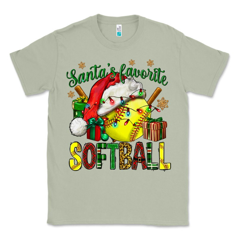 Santa's Favorite Softball Bbs Classic Tee by BundleAndBundleShop | Teevron
