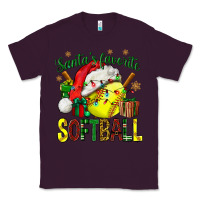 Plum santa's favorite softball bbs Classic Tee - BundleAndBundleShop