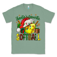 Sage santa's favorite softball bbs Classic Tee - BundleAndBundleShop