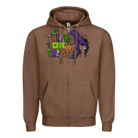 Chestnut trick or treat Zipper Hoodie - CowGirlArtShop