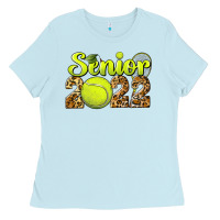 Baby Blue tennis senior 2022 Ladies Tee - BarkalooDesign