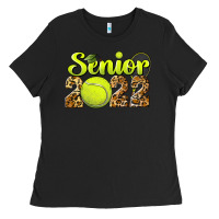 Black tennis senior 2022 Ladies Tee - BarkalooDesign
