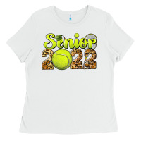 White tennis senior 2022 Ladies Tee - BarkalooDesign