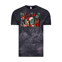 Cloud Black let it snow Vintage Tee - MaliasSmallBusiness