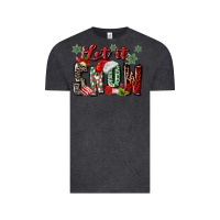 Vintage Black let it snow Vintage Tee - MaliasSmallBusiness