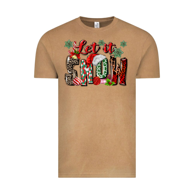 Let It Snow Vintage Tee by MaliasSmallBusiness | Teevron