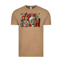 Vintage Coffee let it snow Vintage Tee - MaliasSmallBusiness