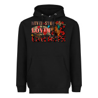 Black Never stop lovin cowboys Heavyweight Hoodie - FaDigitalArtStudio