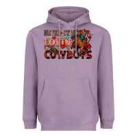 Lavender Never stop lovin cowboys Heavyweight Hoodie - FaDigitalArtStudio