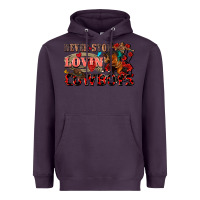 Plum Never stop lovin cowboys Heavyweight Hoodie - FaDigitalArtStudio