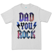Dove Grey Dad You Rock Premium Tee - LillyAllenDesigns