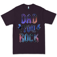 Plum Dad You Rock Premium Tee - LillyAllenDesigns
