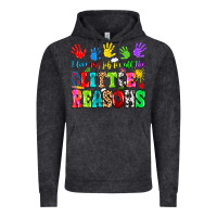 Vintage Black I love my job for all the little reasons Vintage Hoodie - MaliasSmallBusiness