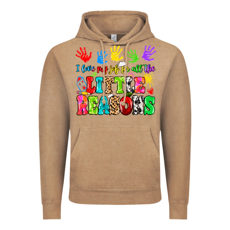 I Love My Job For All The Little Reasons Vintage Hoodie by MaliasSmallBusiness | Teevron