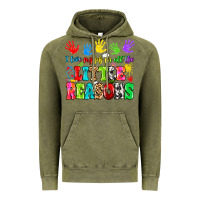 Vintage Olive I love my job for all the little reasons Vintage Hoodie - MaliasSmallBusiness