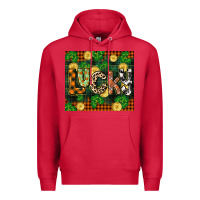 Cardinal st patricks day lucky clover and coins Premium Hoodie - CowGirlArtShop