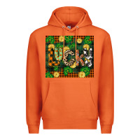 Carrot st patricks day lucky clover and coins Premium Hoodie - CowGirlArtShop