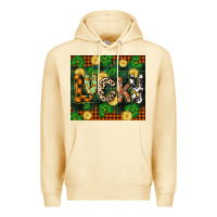 Pina Colada st patricks day lucky clover and coins Premium Hoodie - CowGirlArtShop