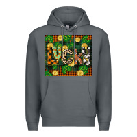 Rock st patricks day lucky clover and coins Premium Hoodie - CowGirlArtShop