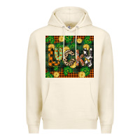 Tofu st patricks day lucky clover and coins Premium Hoodie - CowGirlArtShop