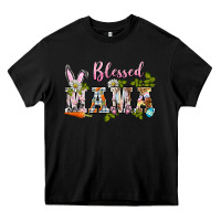 Black blessed mama easter Heavy Core Tee - BarkalooDesign