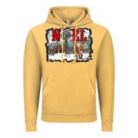 Vintage Mustard noel with windmill and farm Vintage Hoodie - RanaPortraitStore