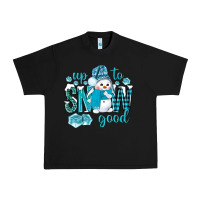 Black up to snow good and cute snowman Urban Heavy Tee - BundleAndBundleShop