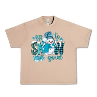 Burro up to snow good and cute snowman Urban Heavy Tee - BundleAndBundleShop