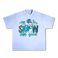 Grape Ice up to snow good and cute snowman Urban Heavy Tee - BundleAndBundleShop
