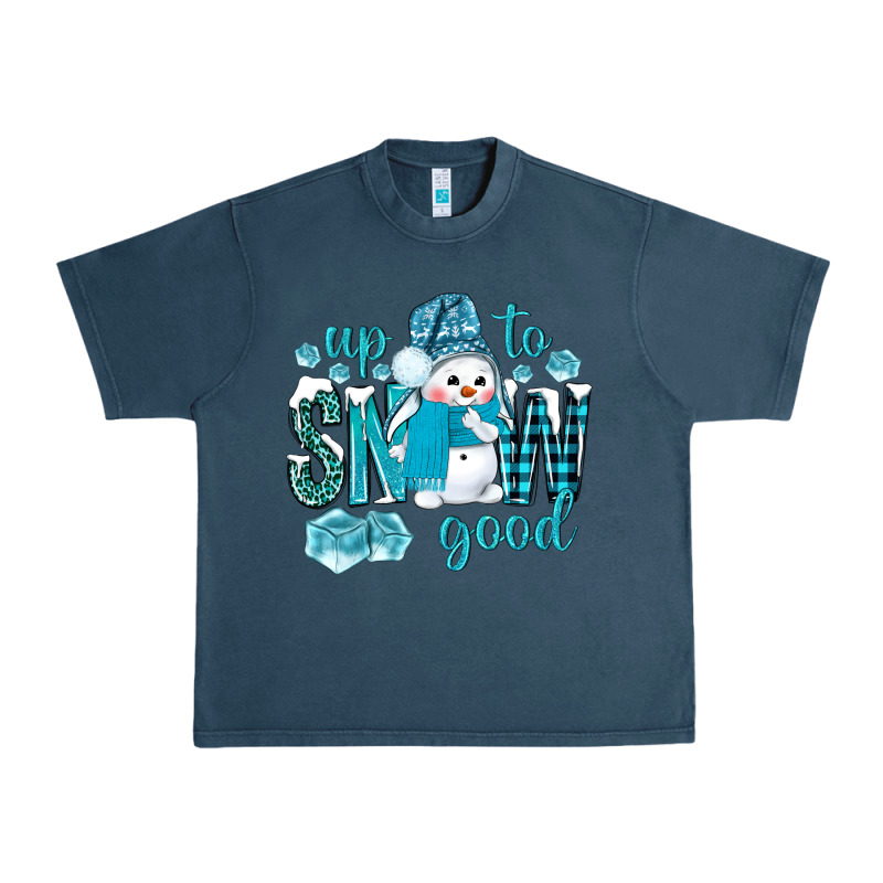 Up To Snow Good And Cute Snowman Urban Heavy Tee by BundleAndBundleShop | Teevron