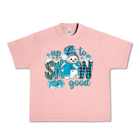Salmon up to snow good and cute snowman Urban Heavy Tee - BundleAndBundleShop