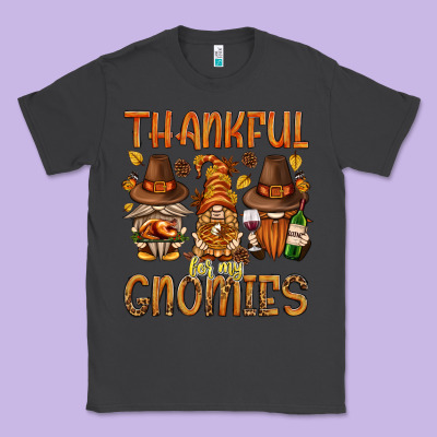 Thankful For My Gnomies Bbs Classic Tee Designed By Bundleandbundleshop