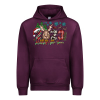 Mauve Wine 2023 Happy New Year Urban Hoodie - CowhideDigitalArt
